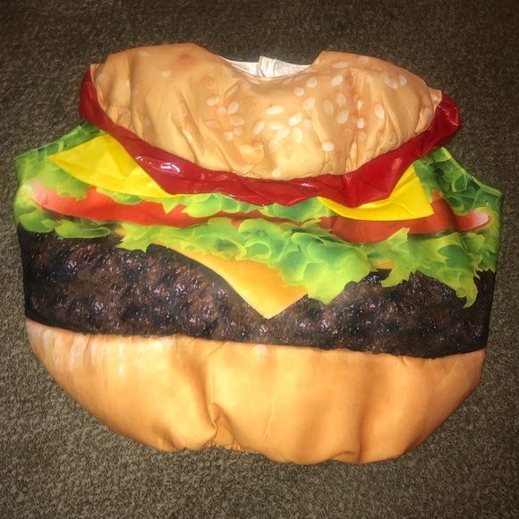 Adult Cheeseburger Costume Hat